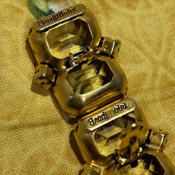 IRADJ MOINI NYC Designer Citrine VTG EARRINGS - Picture 9 of 9